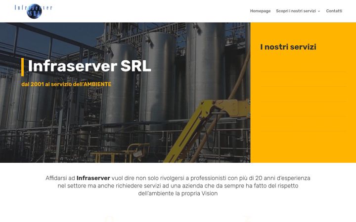 Screenshot of infraserver.it