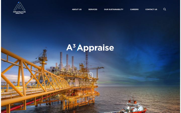 Screenshot of infrastructureanalytics.com
