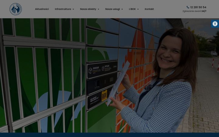 Screenshot of infrastruktura.eu