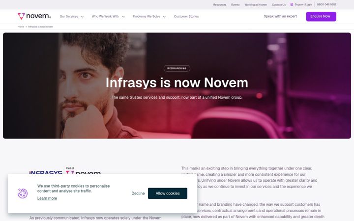 Képernyőkép: infrasys.co.uk