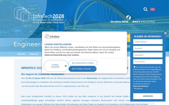 Screenshot of infratech.de