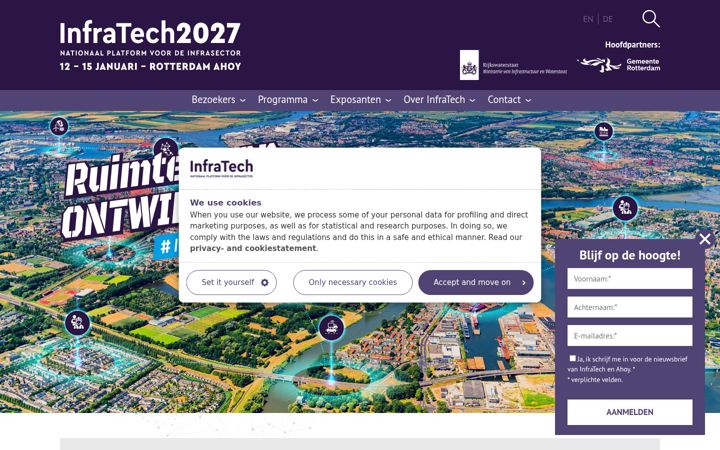 Screenshot of infratech.nl