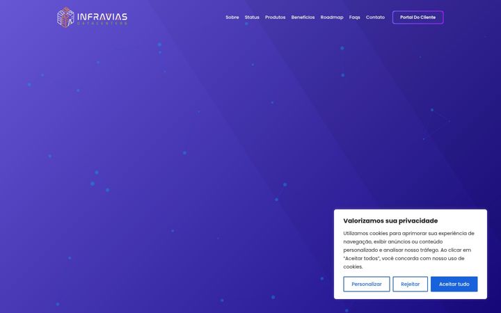 Screenshot of infravias.com.br
