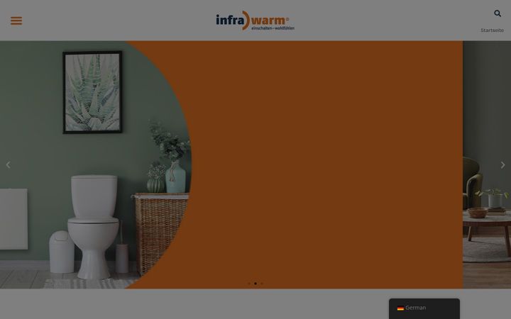 Screenshot of infrawarm.de