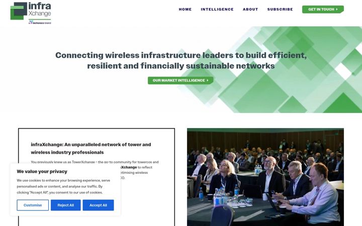 Screenshot of infraxchange.com
