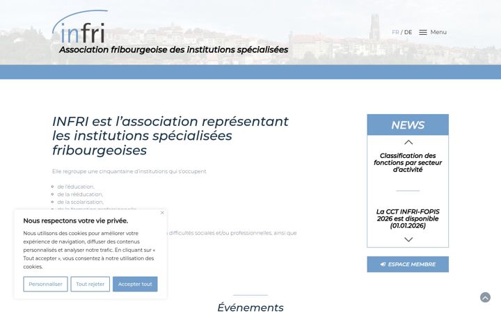 Screenshot of infri.ch