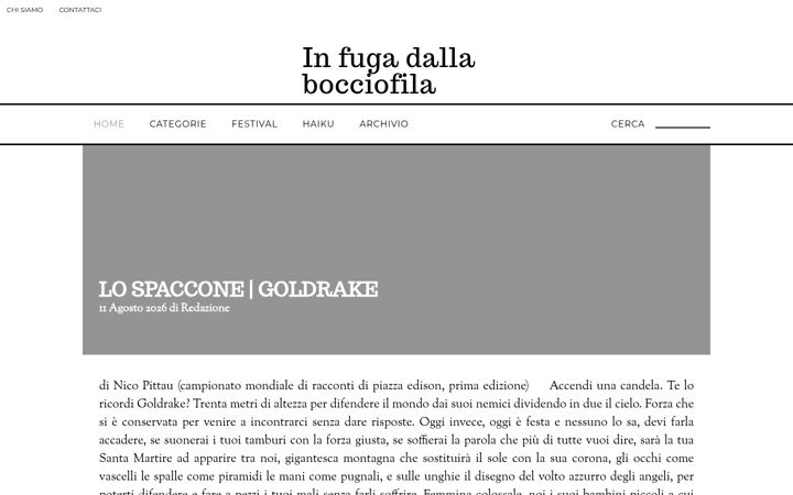 Screenshot of infugadallabocciofila.it
