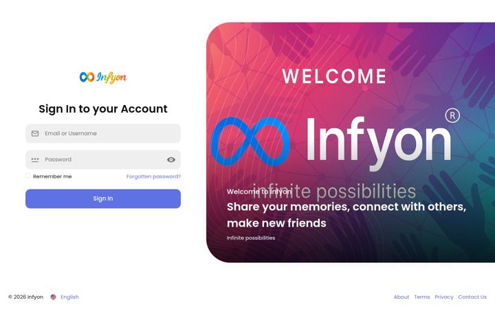 Screenshot of infyon.com