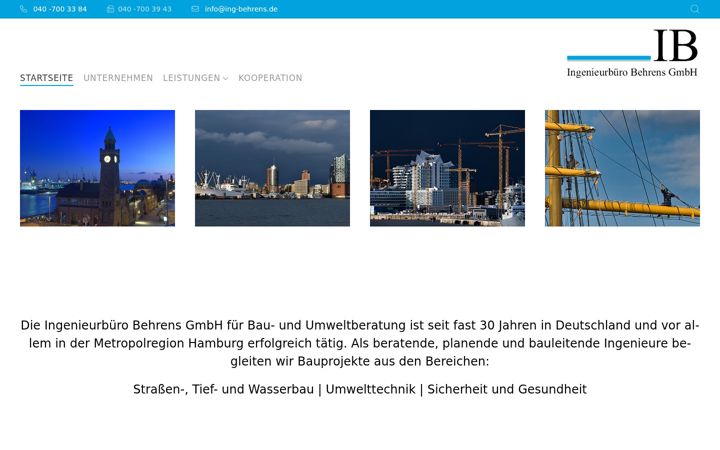 Screenshot of ing-behrens.de