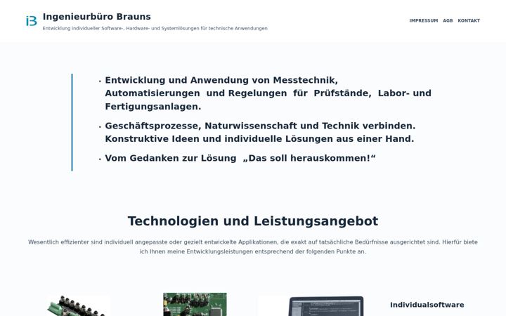 Screenshot of ing-brauns.de