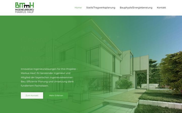 Screenshot of ing-buero-bmmh.de