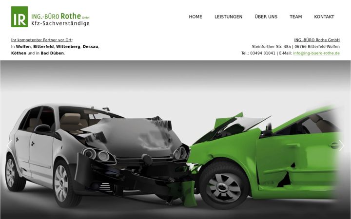 Screenshot of ing-buero-rothe.de