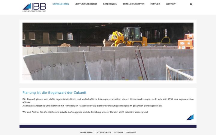 Screenshot of ing-ibb.de