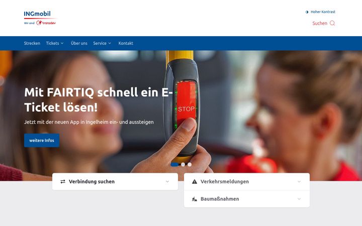 Screenshot of ing-mobil.de