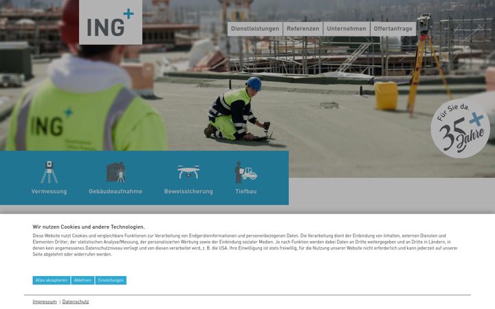 Screenshot of ing-plus.ch