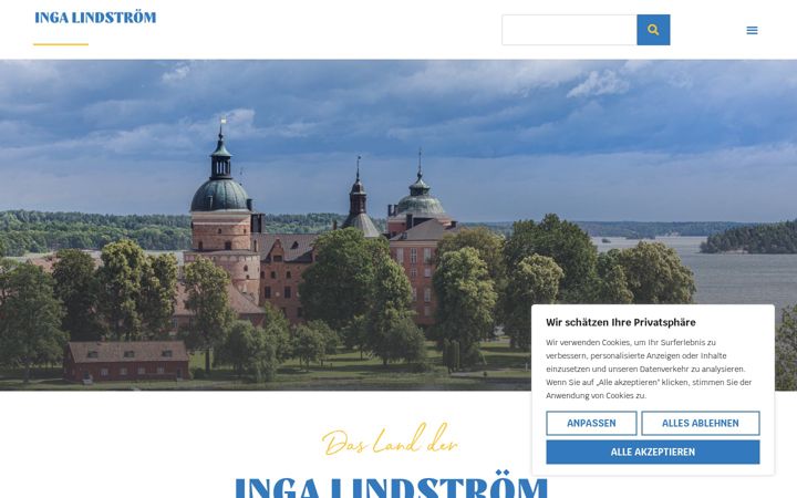 Screenshot of ingalindstrom.com