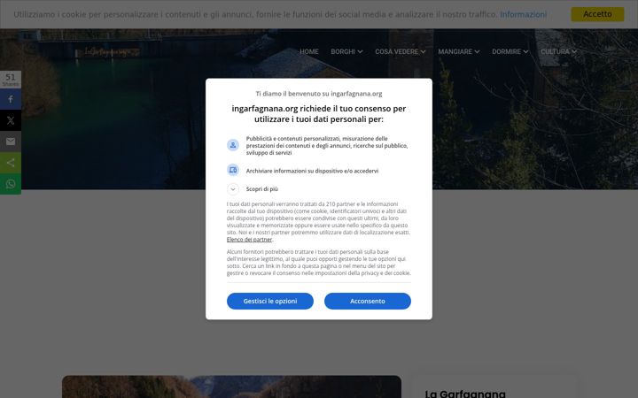 Screenshot of ingarfagnana.org