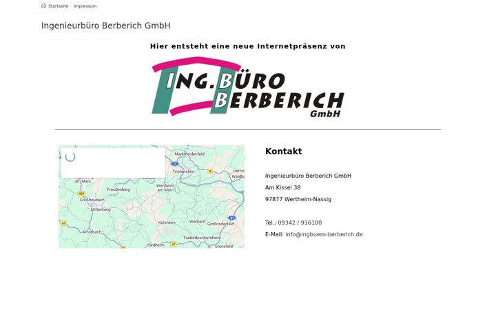 Screenshot of ingbuero-berberich.de