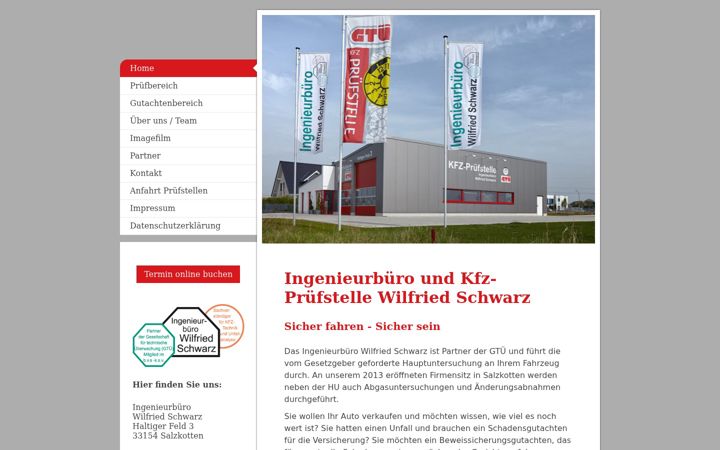 Screenshot of ingbuero-schwarz.com