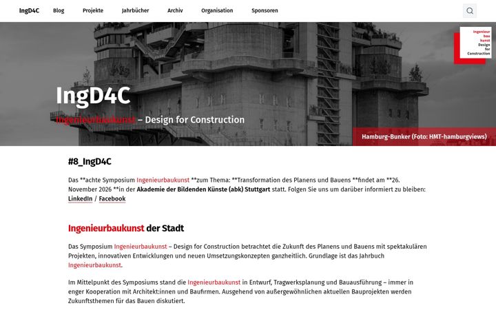 Screenshot of ingd4c.org