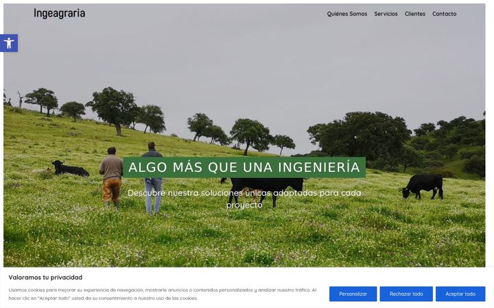 Screenshot of ingeagraria.es