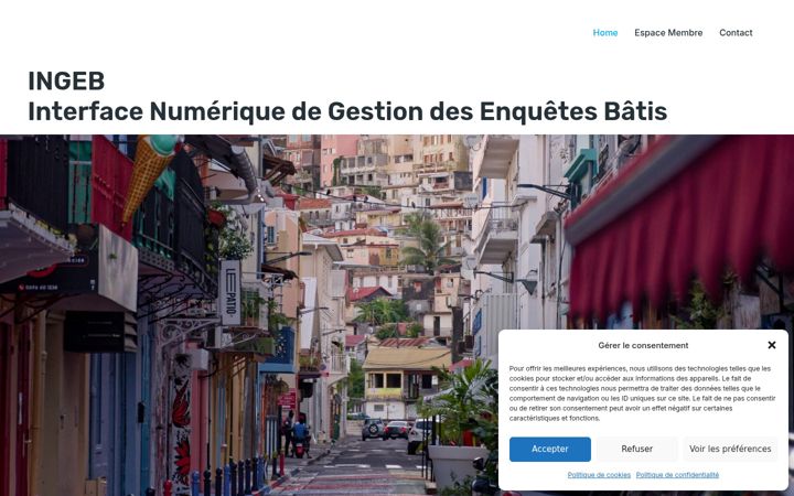 Screenshot of ingeb.fr