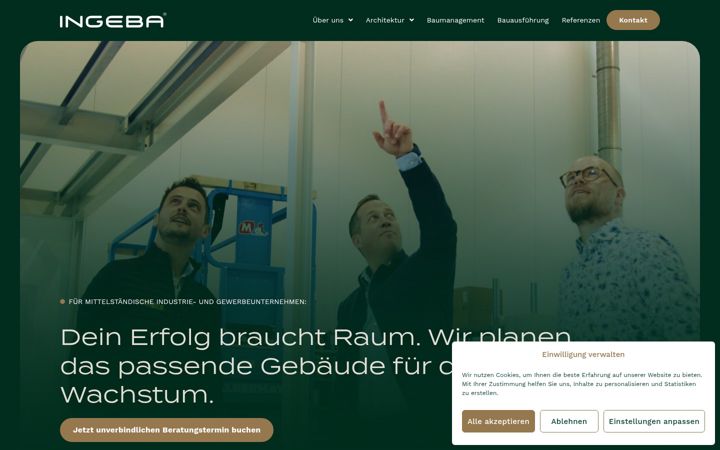 Screenshot of ingeba.at