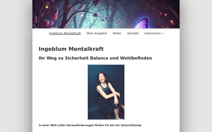 Screenshot of ingeblum-mentalkraft.de