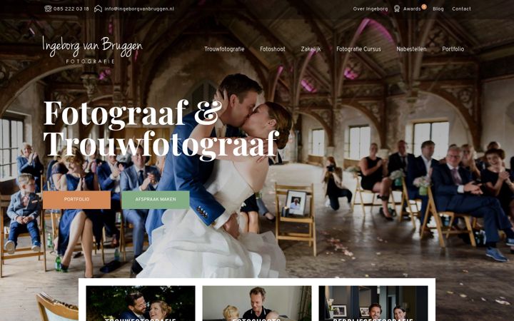 Screenshot of ingeborgvanbruggen.nl
