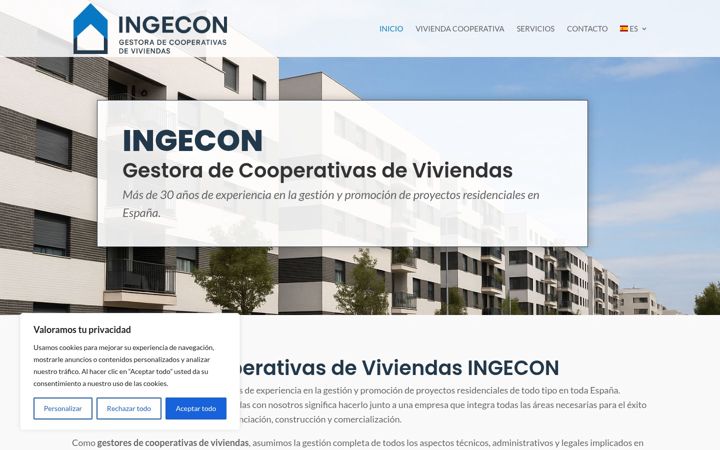 Screenshot of ingecon.es