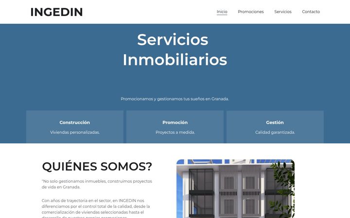 Screenshot of ingedin.es