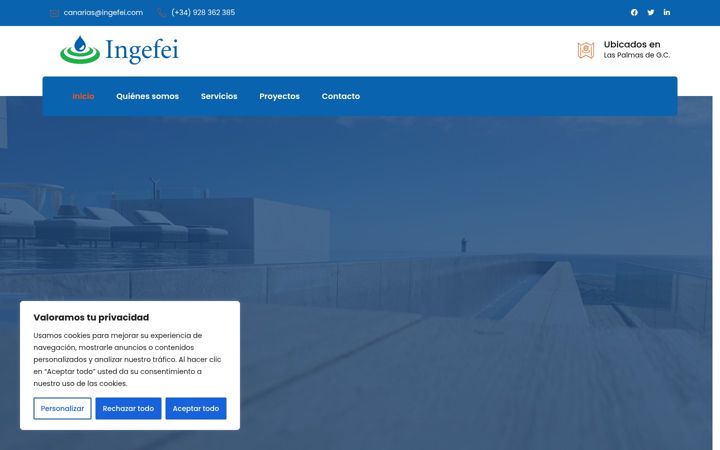 Screenshot of ingefei.com