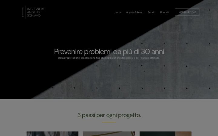 Screenshot of ingegnereschiavo.com