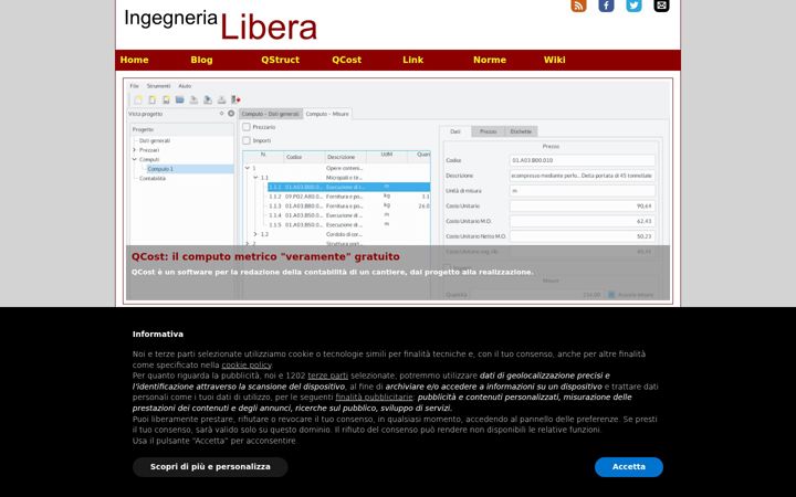 Screenshot of ingegnerialibera.altervista.org