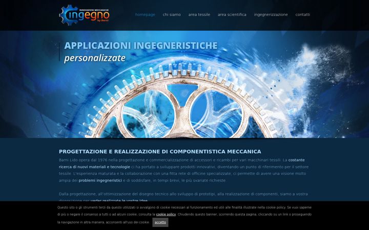 Screenshot of ingegno.eu