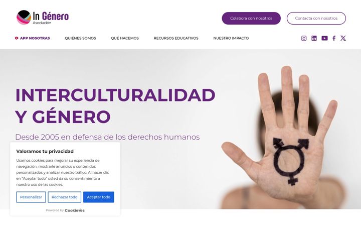 Screenshot of ingenero.es