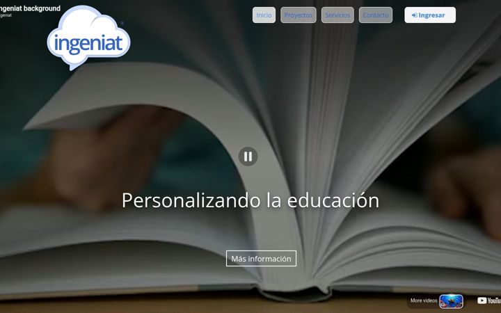 Screenshot of ingeniat.com
