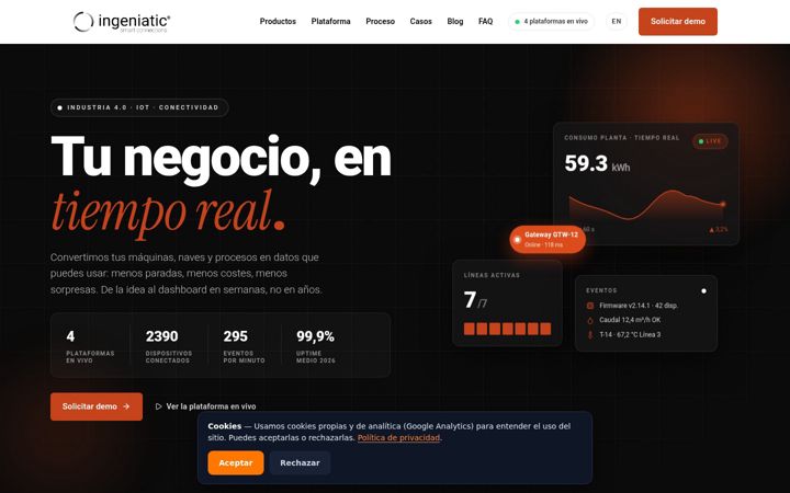 Screenshot of ingeniatic.com
