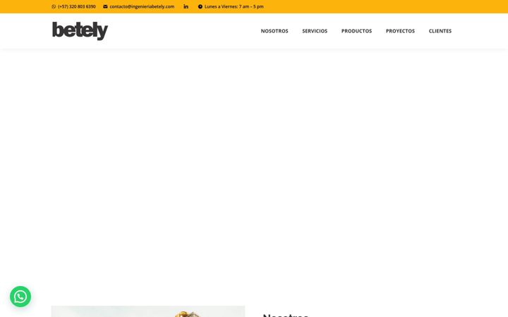 Screenshot of ingenieriabetely.com