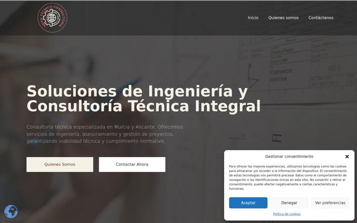 Screenshot of ingenieriamurcia.com
