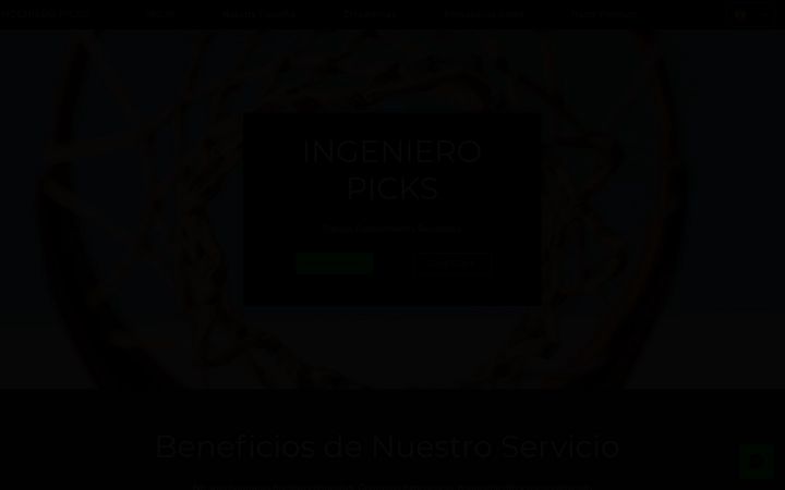 Screenshot of ingenieropicks.com