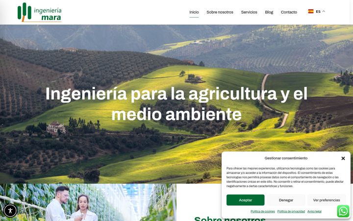 Screenshot of ingenierorural.com