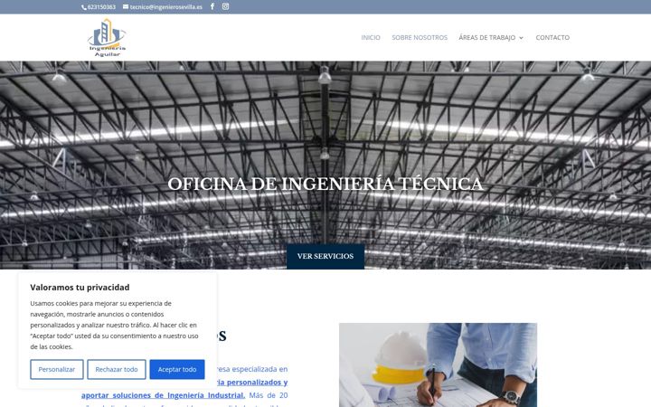 Screenshot of ingenierosevilla.es