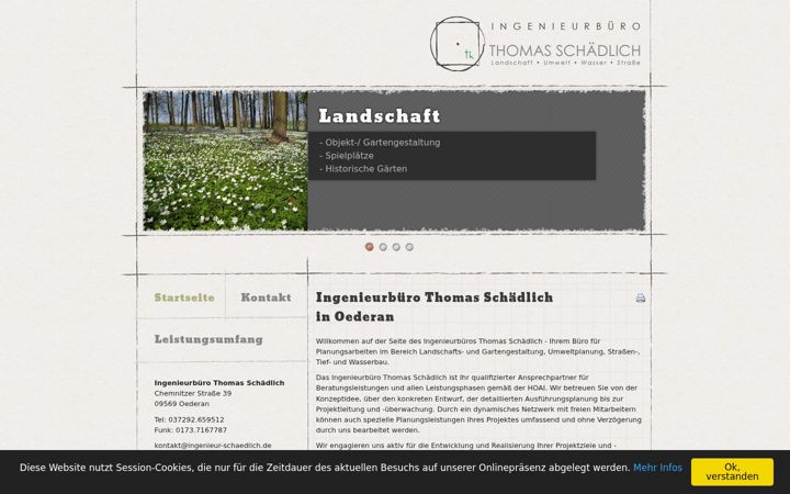 Screenshot of ingenieur-schaedlich.de