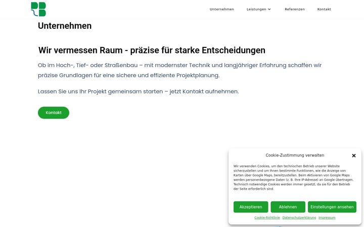 Screenshot of ingenieurbuero-blech.de