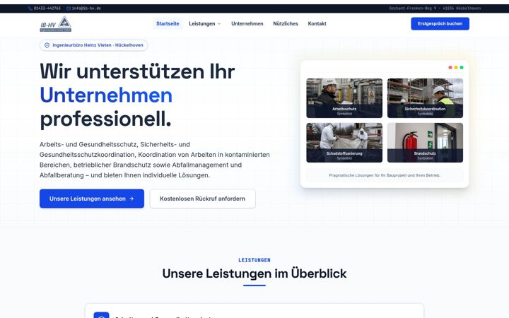 Screenshot of ingenieurbuero-vieten.de