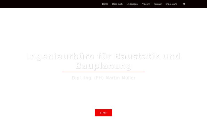 Screenshot of ingenieurbueromueller.de