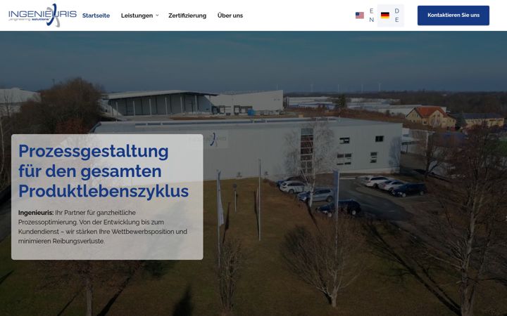Screenshot of ingenieuris.com
