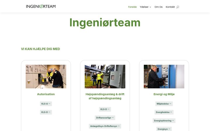 Screenshot of ingeniorteam.dk