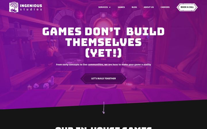 Screenshot of ingenious-studios.com